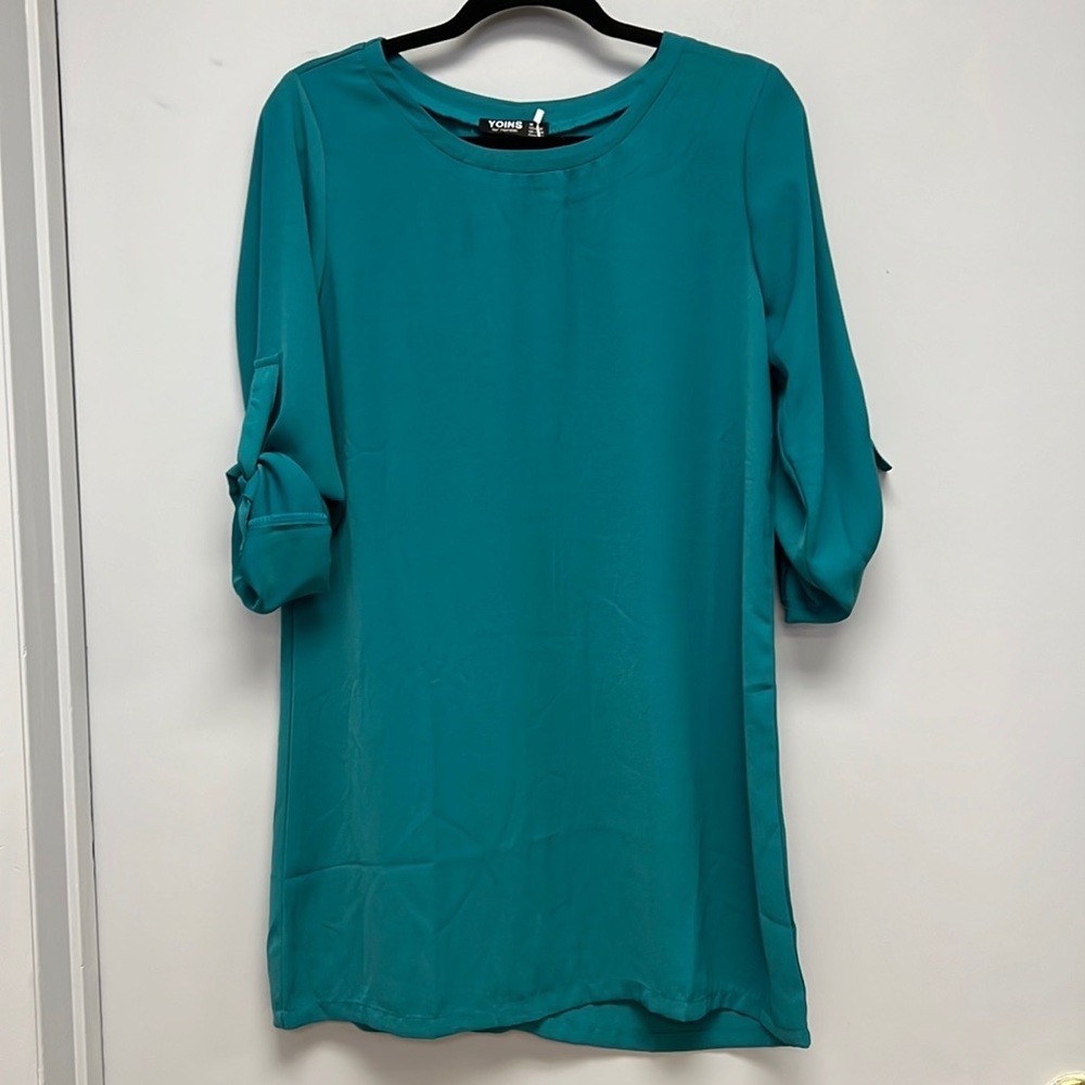 NWT YOINS Women’s Teal Dress